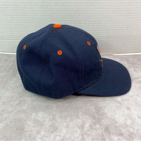 Vintage Virginia Cavaliers Hat 7 1/4 Navy Zephyr Retro Logo College Fitted Cap - Picture 5 of 11